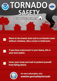 Tornado Safety Graphic